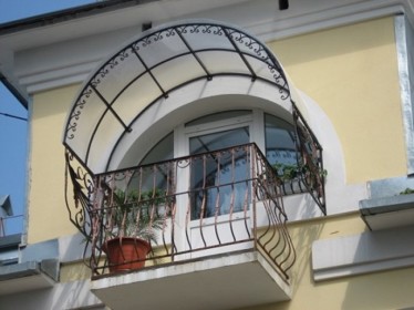 Крыша открытого балкона