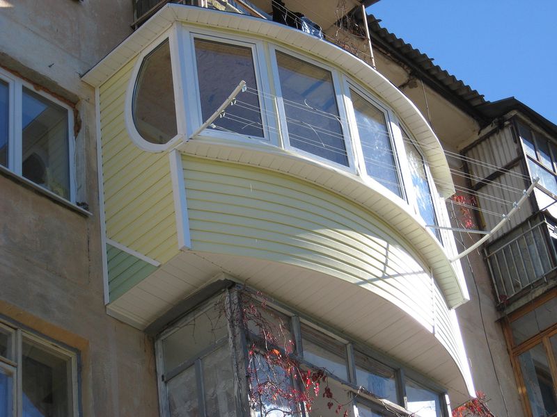 Наружная отделка балкона самостоятельно