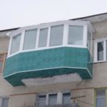 Увеличение балкона за счет выноса